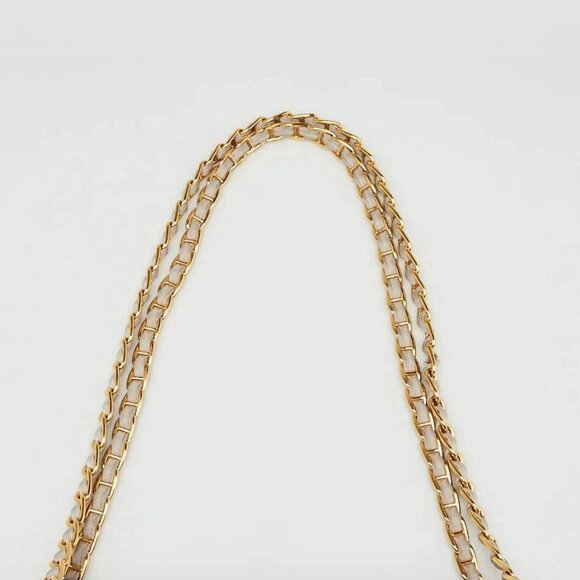 Prada Pomice Tessuto Impuntu Nylon Chain Flap Bag BR4965 - Picture 4 of 12